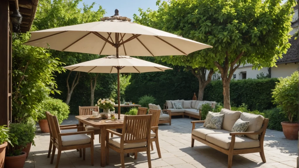 Bien choisir le poids de son parasol pour une terrasse sûre